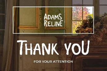 Adams Reline Demo font