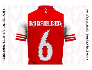 Midfielder font