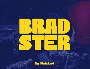 BRADSTER font