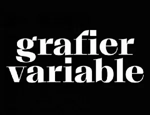 Grafier Serif font