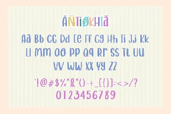 Antiokhia Demo Version font