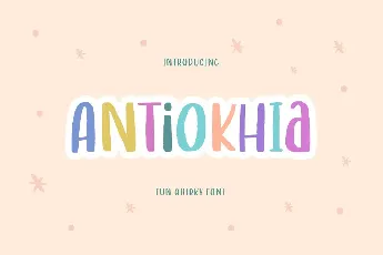 Antiokhia Demo Version font