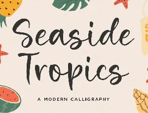 Seaside Tropics font