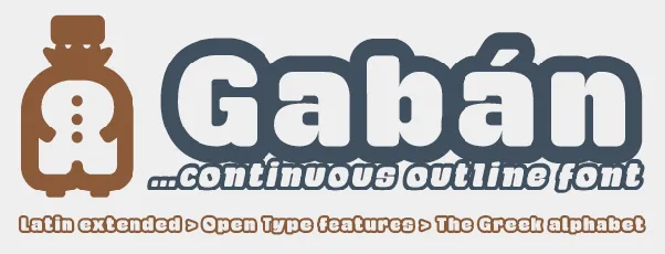 Gaban font