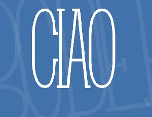 Ciao font