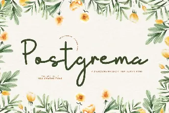 Postgrema font