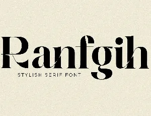 Ranfgih font