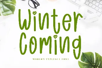 Winter Coming Typeface font