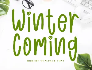 Winter Coming Typeface font