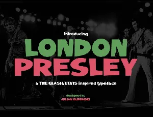 London Presley font