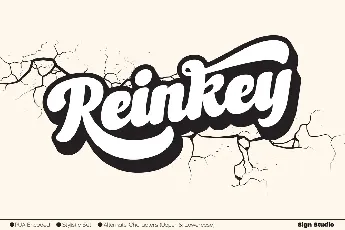 Reinkey Calligraphy font