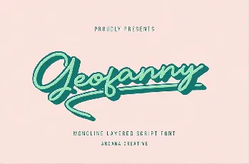 Geofanny font