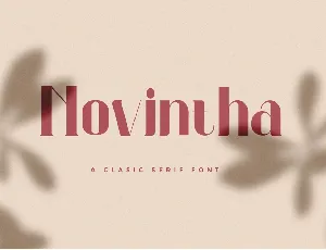 Novintha Clasic Serif font