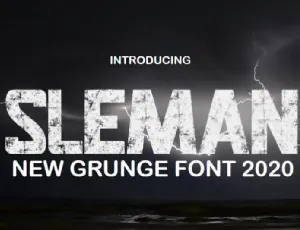Sleman Display font