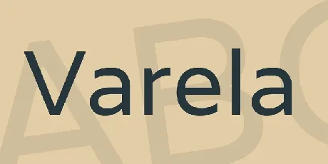 Varela font