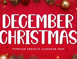 December Christmas Display font