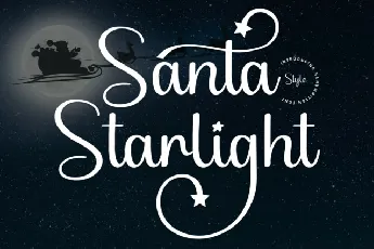 Santa Starlight Script font