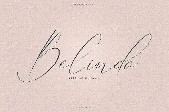 Belinda Script font