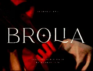 Brolia font