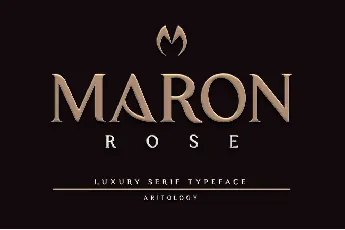 Maron Rose font