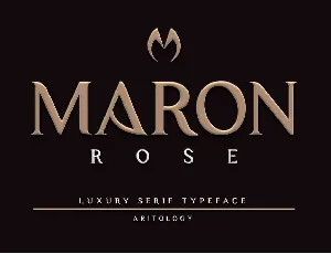 Maron Rose font