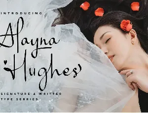 Alayna Hughes font