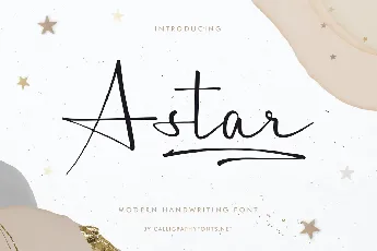A Star Demo font