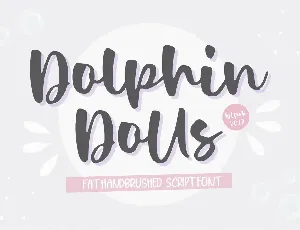 Dolphin Dolls font