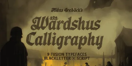 Wardshus Calligraphy font