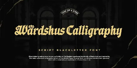 Wardshus Calligraphy font