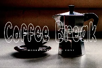 Coffee Break font