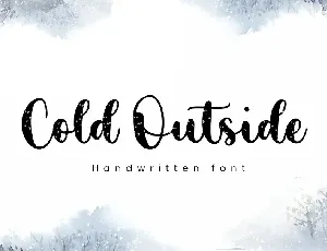 Cold Outside font