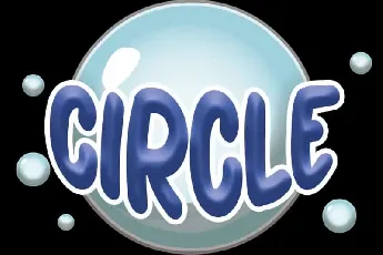 Circle Display font