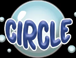 Circle Display font