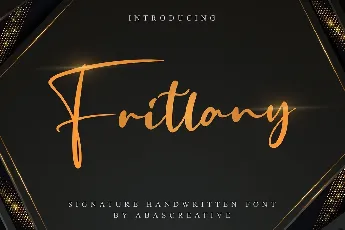 Fritlany Signature Handwritten font