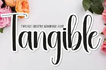 Tangible Script font