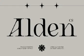 CS Alden font