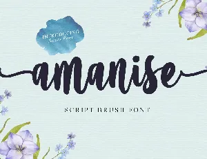 Amanise font