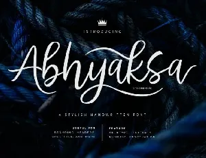 Abhyaksa Handwritten font