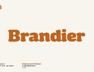 Brandier font