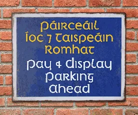 Irish Penny font