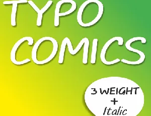 TYPO COMICS font