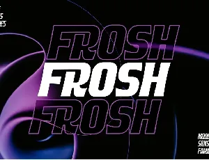 Frosh font