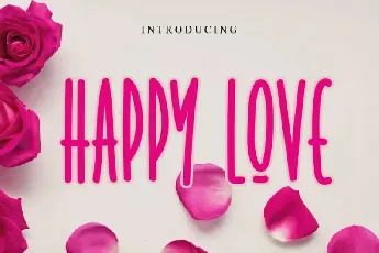 Happy Love Display font