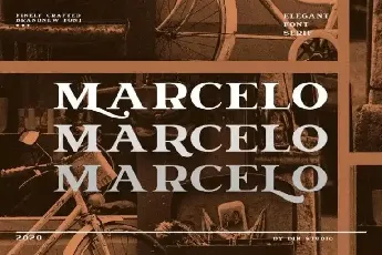 Marcelo Serif font