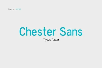 Chester Sans Family font