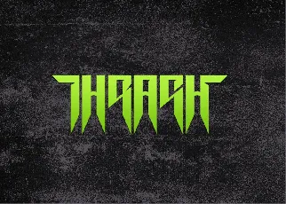 Thrash it font