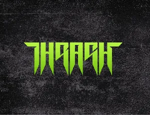 Thrash it font