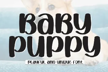 Baby Puppy Display font