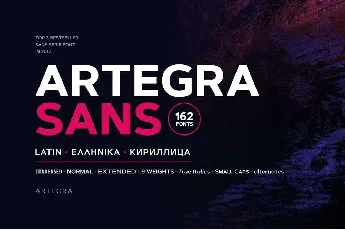 Artegra Sans font